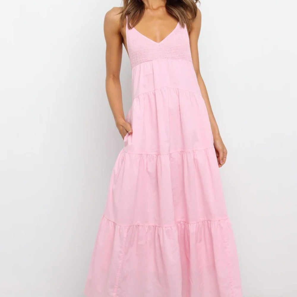 Petal & Pup Pink Midi/Maxi Dress